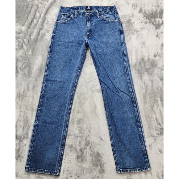 Vintage Wrangler Jeans Mens 32*X34* Blue 47MWZ Regular Straight Western Cowboy - Picture 1 of 12